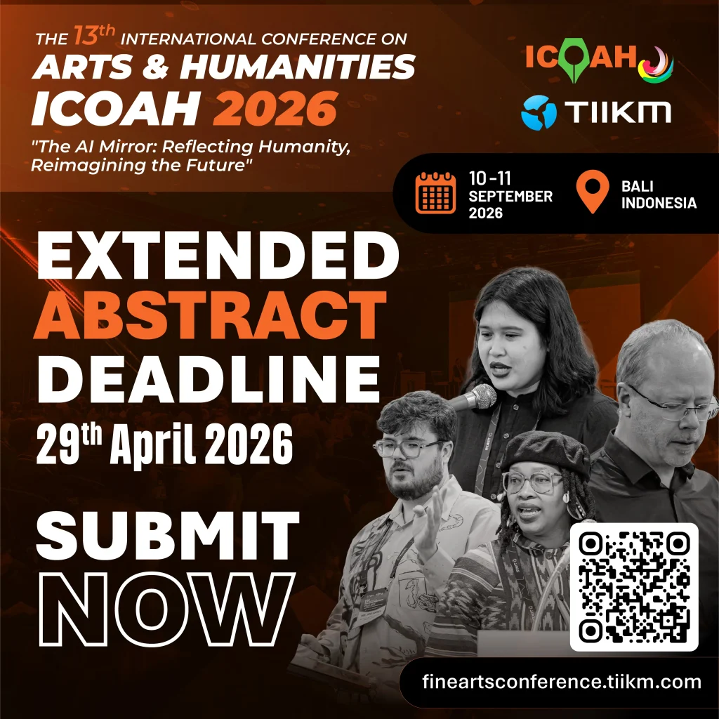 Be a presentter at International Arts conference 2026
