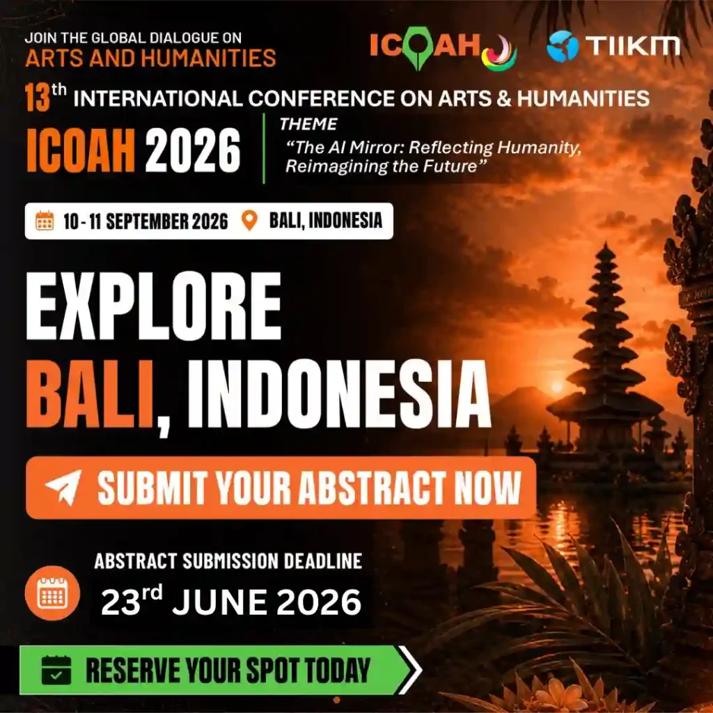 Be a presenter at International Arts conference 2026