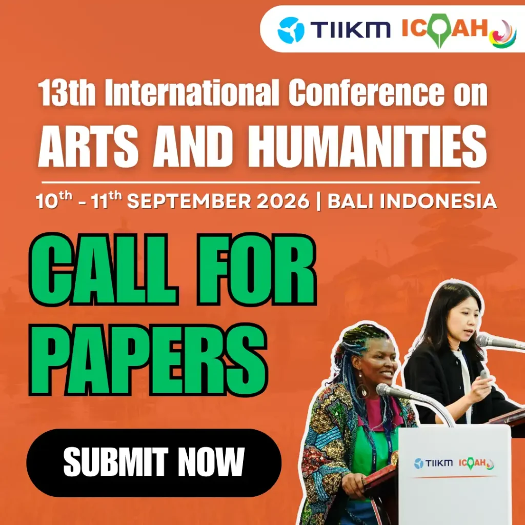 Be a presentter at International Arts conference 2026